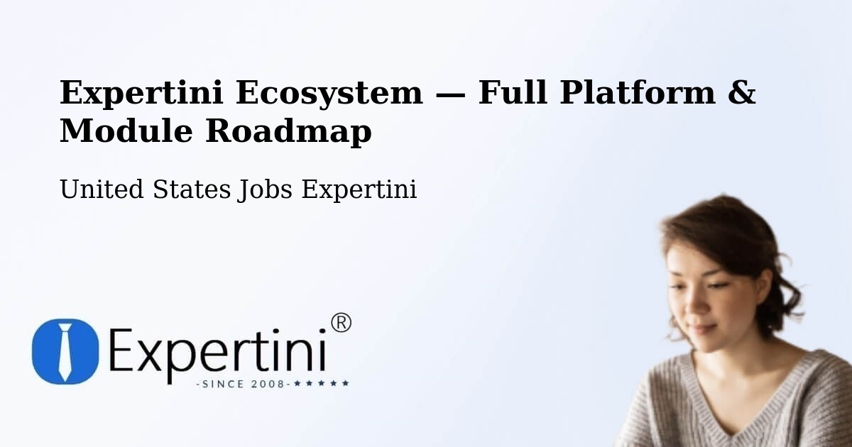 Expertini Ecosystem — Full Platform & Module Roadmap – Mankato